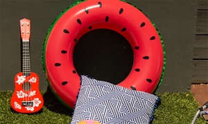 65cm Inflatable Pool Watermelon Swim Rin