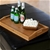 Versatile Bamboo Fold Up Lap Tray with Carved Handles