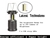 Medium Pop-up Lantern with COB LED Technology - Black