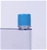 A5 Plastic BPA Free Flat Bottle 380ml Pink/Blue - Blue