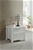 Bedside Table 2 drawers Storage Table Night Stand MDF in White Ash