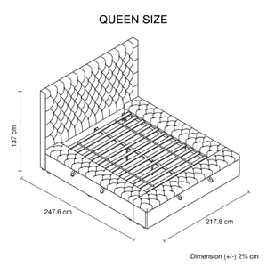 Queen Size Storage Bed Frame Elegant Lux