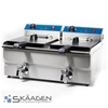 Unused Double Tank 10L Deep Fryer with Taps - EF-132V