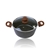 24CM Marble Non-Stick Saucepan Casserole Dish Soup Pot w/Lid Double Handle