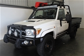 2011 Toyota Landcruiser Workmate (4x4) T/D Manual C/ Chassis