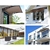 Instahut Window Door Awning Door Canopy Patio Cover Shade 1.5mx3m DIY BR