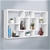 Artiss Floating Wall Shelf DIY Mount Storage Bookshelf Display Rack White
