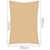 Instahut Sun Shade Sail Cloth Shadecloth Rectangle Canopy Sand 280gsm 3x5m