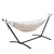 Gardeon Hammock With Stand Cotton Rope Lounge Hammocks Outdoor Swing Bed