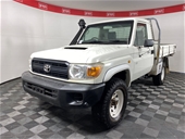 2014 Toyota Landcruiser Workmate (4x4) T D MT Cab Chassis
