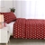 Dreamaker Printed Quilt Cover Set Red Penquins - Single Bed
