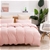 Dreamaker cotton Jersey Quilt Cover Set Double Bed Pink