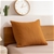 Natural Home 100% European Flax Linen Euro Pillowcase RUST