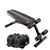 2x 40kg Powertrain Adjustable Dumbbells Home Gym with Adidas Bench