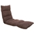 Adjustable Cushioned Floor Lounge Chair 174 x 56 x 15cm - Brown