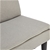 Sarantino 3 Seater Modular Faux Linen Fabric Sofa Bed Couch Light Grey