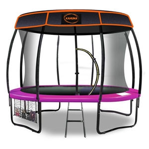 Kahuna Trampoline 12 ft with Roof-Pink