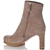 Chloé Women's Taupe Suede Ankle Boots 8cm Heel