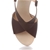 Jil Sander Women's Brown Leather Sorrento Wedge Sandals 12cm Heel