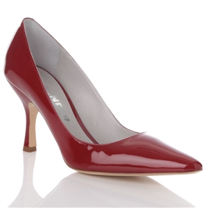 Jil Sander Women's Red Patent Leather Co