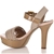 Dolce & Gabbana Women's Beige/Taupe Weave Sandals 12cm Heel