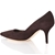 Dolce & Gabbana Women's Brown Suede Pointed Shoes 8cm Heel