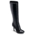 Rockport Women's Black Leather Presia Tall Boots 9cm Heel