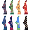 8 Pairs Funky Novelty Odd Sock Sox Unisex Gift Party Casual Formal Combed
