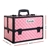 Embellir Portable Cosmetic Beauty Makeup Case with Mirror - Diamond Pink