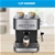 Hauffmann Davis SA-CM-2009 Espresso Coffee Machine Automatic Pump Frother