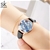SK Women Fashion & Elegant watch Miyota Black Leather Bracelet SK0117 B