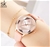 SK Women Fashion & Elegant watch Miyota Pink Leather Bracelet SK0117 P