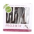 3 x MOZAIK 160pc Plastic Cutlery Set, Silver Hammered, Comprising; 80 x For