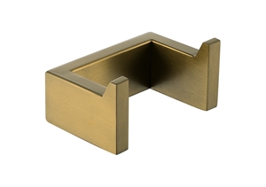 Brushed Yellow Gold Square Clothes Hook
