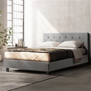 Bed Frame Double Size Mattress Base Wood