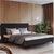 Artiss Double Bed Frame Base Mattress Platform Fabric Wooden Charcoal VAN