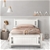 Artiss Single Size Wooden Bed Frame - White