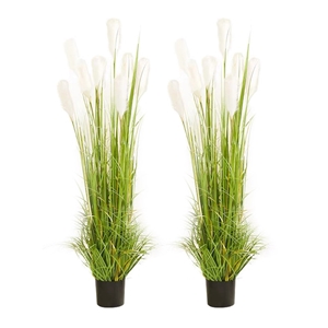 SOGA 2X 150cm Artificial Potted Reed Gra