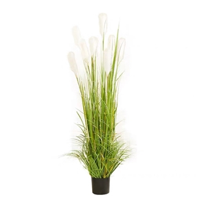 SOGA 120cm Artificial Potted Reed Grass 