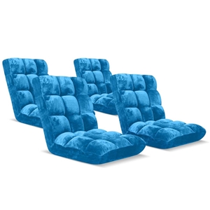 SOGA Floor Recliner Folding Lounge Sofa 