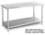 1800x800x800mm Stainless Steel Double-Layer Workbench
