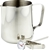DAVIS & WADDELL Leaf & Bean Stainless Steel Milk Frothing Jug and Thermomet