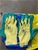 12 x Pairs Mechanic Gumming Warehouse Safety Mending Work Protection Gloves