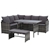 Gardeon Outdoor Furniture Dining Sofa Set Lounge Wicker 8 Seater Mixed Grey