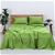 Natural Home Organic Cotton Sheet Set King Bed GREEN