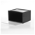 Sherwood Home Kicks Side Display Stackable Shoe Storage Box - Black