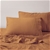 Natural Home 100% European Flax Linen Sheet Set - Rust - Double Bed