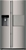Smeg 538L Stainless Steel Side by Side Refrigerator. Model: SR620X