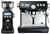 BREVILLE The Dynamic Duo Espresso Machine with Grinder, Colour: Black Sesam