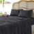 Natural Home Tencel Sheet Set Double Bed CHARCOAL
